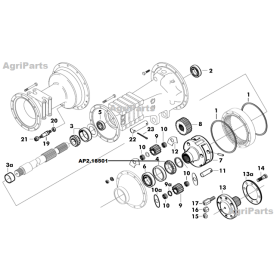Bagakselleje yderste i slutdrev