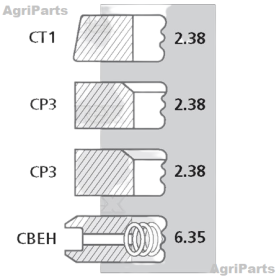 Stempelringssæt - A4.248 