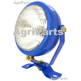 Arbejdslygte Blå m/ traktor logo i glasset. 