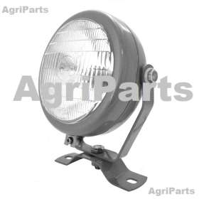 Arbejdslygte Grå m/ traktor logo i glasset 