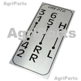 Gearskifte plade - LIVE PTO 