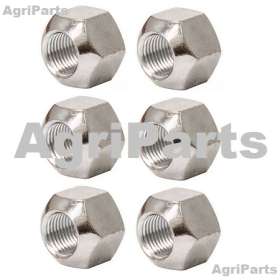 Forhjulmøtrik 6 stk