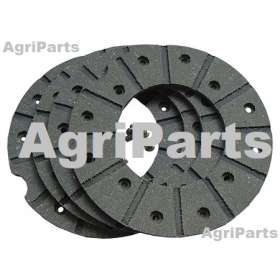 Bremsebelægning med  nitter til skivebremser  