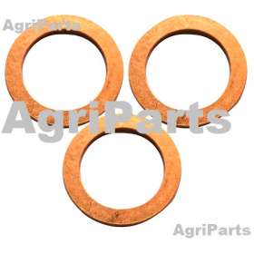 Brændstofdyse - kobberskiver 3 stk. 