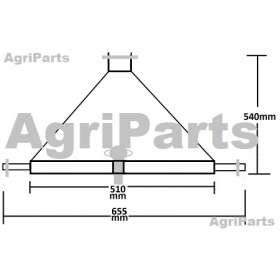 Trækbom med A-Ramme (kat. 1) 