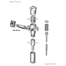 Brændstofdyse - Gummimanchet