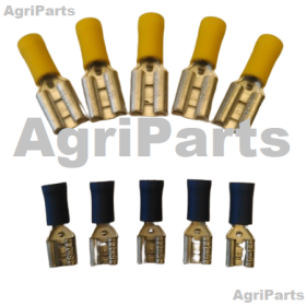 Laderelæ - Kabelsko pose med 10 stk.