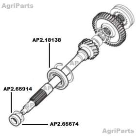 Indgangsaksel kugleleje