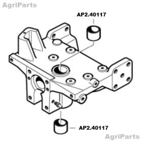 Styreakselbøsning i pedestal