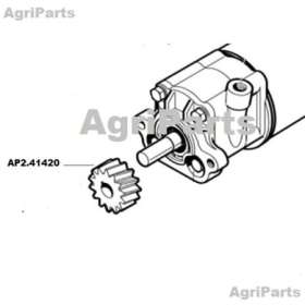 Servostyringspumpe - Tandhjul