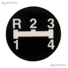Gearskiftesymbol - R-1-2-3-4