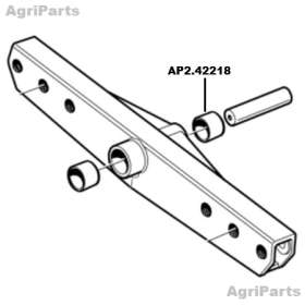 Forbrovippeaksel bøsning 