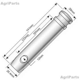 Topstangsbolt (Kat.2) 25 x 105mm 