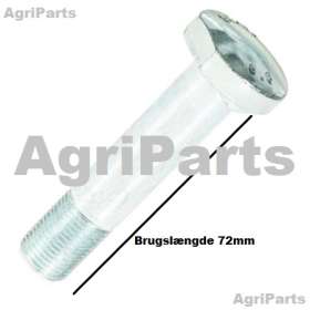 Fælgpladebolt, møtrik og skivesæt - 6 Stk. 