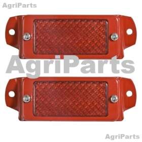 Røde reflekser 2 stk. 