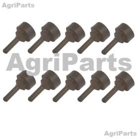 Gummi til motorhjelm 10 stk.