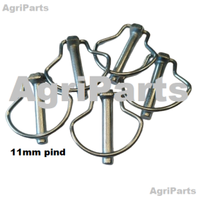 Ringsplitsæt Old-style m 11mm pind, 5 stk