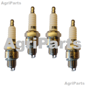 Tændrør 4 stk. Benzinmodeller. Gevindlængde 15mm.