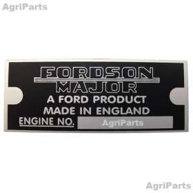 Typeplade Fordson Major