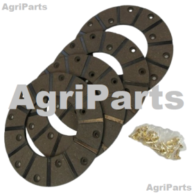 Bremsebelægnings kit med nitter til 5,5t skiver