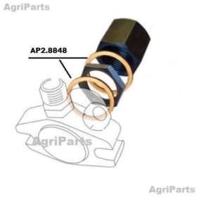 Brændstofdysse. Kobberskive til omløbermøtrik 2 stk 