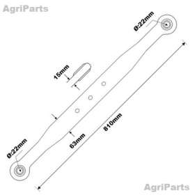 Liftarm (Kat.1/1) 810mm 