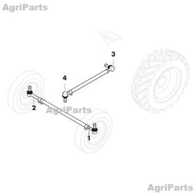 Styrekugle til sporstang