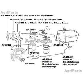 Brændstofrør Cyl. 1 