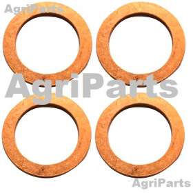 Brændstofdyse - Kobberskiver 4 stk.