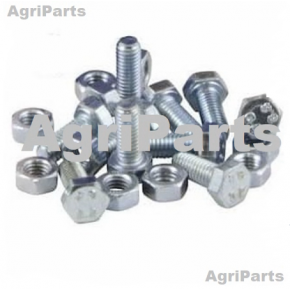 Bolte, møtrikker og skiver