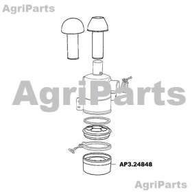 Luftfilter - Oliebadsskål