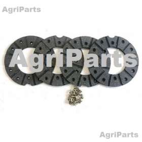 Bremsebelægning med  nitter til skivebremser  