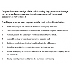 Pakdåse til krumtap Rope Seal Conversion 