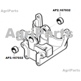 Forbros konsol bøsning - til lige foraksel