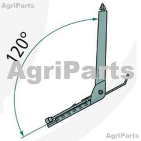 Sæde til MF100 linien - til skå montering 