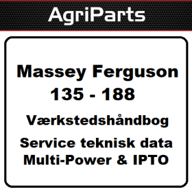 Værkstedshåndbog - MF135 til MF188 Multi Power og IPTO 